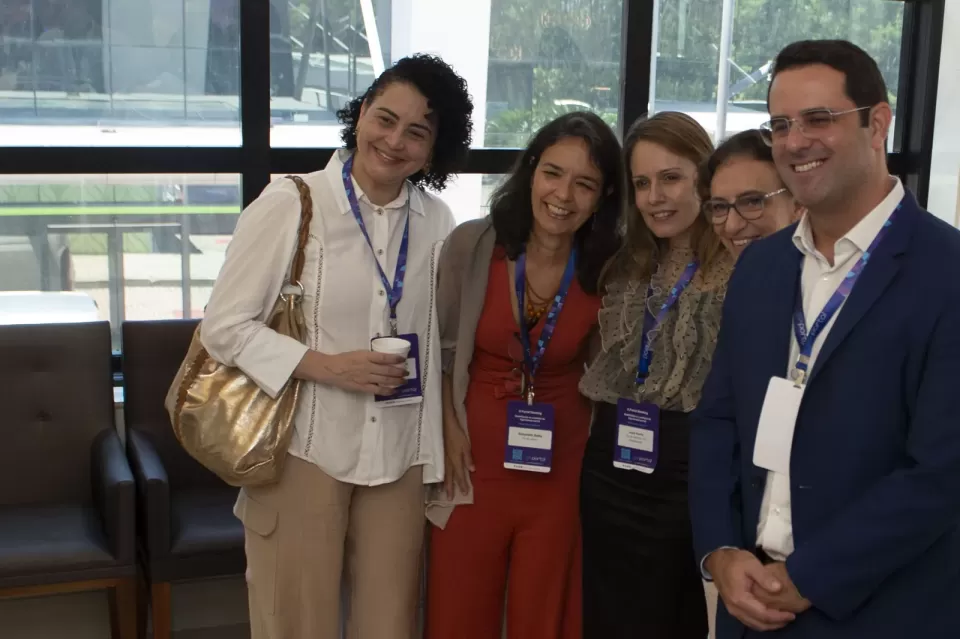Participantes no intervalo